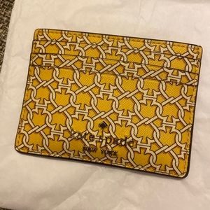 kate spade card holder - Yellow